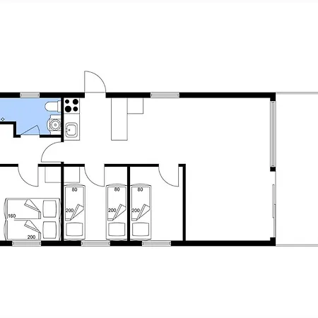 6550 - Fuglebakken 4 度假居 Hasle
